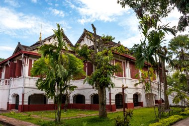 Luang Prabang, Laos, Asya 'daki Ulusal Müze cephesi