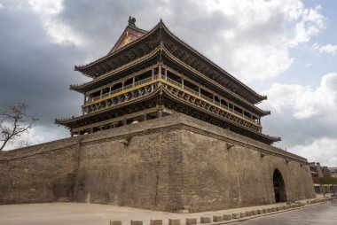 Xi 'an' ın Davul Kulesi, Shaanxi, Çin, Asya