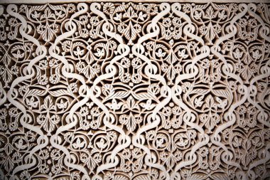 Süslü taş pencere, Kashbah Telouet, Yüksek Atlas, Merkez Fas