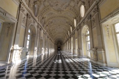 Reggia, Venaria Reale Estate, Torino, Piedmont, İtalya, Avrupa Büyük Galerisi