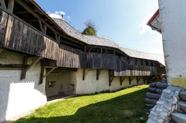 Güçlendirilmiş Tabor nad Cerovim Kilisesi, Tabor Cerovo, Ljubljana, Slovenya, Avrupa
