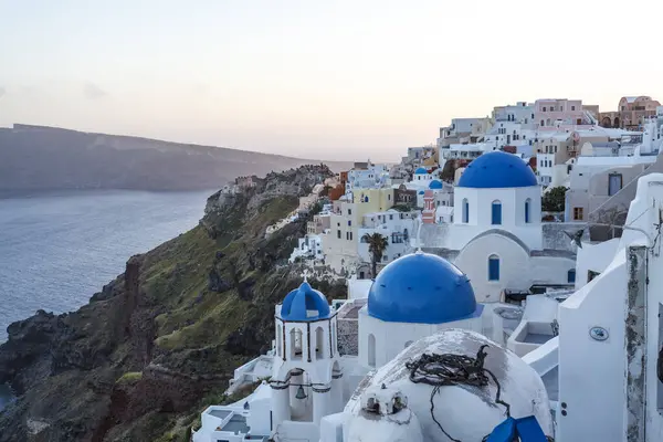 Oia, Santorini, Yunanistan, Avrupa 'da Günbatımı