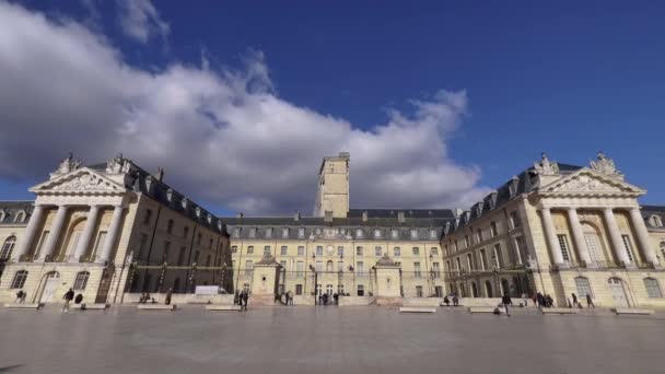 Dijon Fransa Şubat 2023 Burgundy Nin Başkenti Dijon Tarihi Merkezine — Stok video