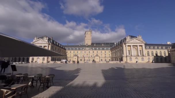 Dijon Γαλλία Φεβρουαρίου 2023 Περπατήστε Μέσα Από Ιστορικό Κέντρο Της — Αρχείο Βίντεο