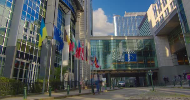 Брюссель Бельгия Мая 2023 Года Временной Лаг Европейского Парламента Избранный — стоковое видео