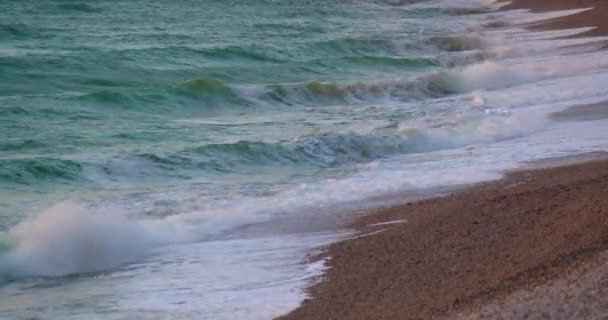 Ngiliz Manş Denizi Kıyısında Yer Alan Etretat Şehri Çok Sayıda — Stok video