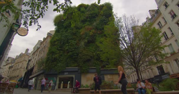 Париж Франция Июня 2023 Городское Движение Городе Люди Спешат Работу — стоковое видео