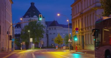 Lüksemburg, Lüksemburg, akşam saatleri.