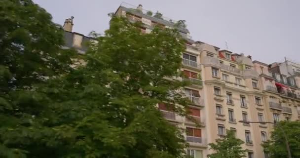 Turistcentret Paris Nära Floden Seine Fransk Stad Sommaren Frankrikes Huvudstad — Stockvideo
