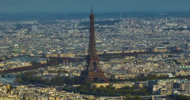 Stabilire Colpo Parigi Moderna Antica Una Calamita Turistica Turisti Provenienti — Video Stock