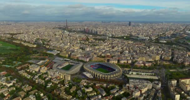 Widok Lotu Ptaka Stade France Stadion Narodowy Francji Główny Stadion — Wideo stockowe