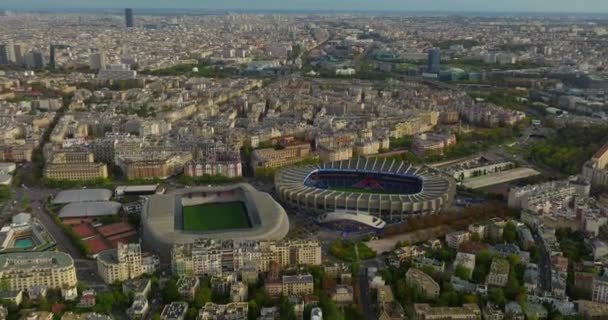 Вид Воздуха Стад Франс Национальный Стадион Франции Главный Стадион Летних — стоковое видео