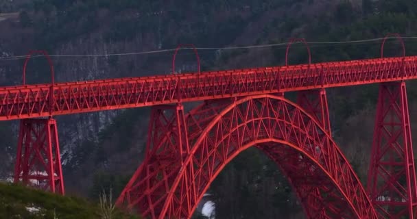 Viaduc Garabit Cantal Departmanı Massif Merkez Bölgesi Fransa — Stok video