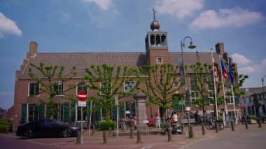 Baarle Hertog, Belçika ve Baarle Nassau, Hollanda, 10 Haziran 2024: Devlet sınırı bir yerleşim yerinden geçiyor. Avrupa 'nın en karmaşık uluslararası sınırı.