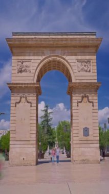 Zaman aşımı Dijon. Dijon, Burgundy 'nin başkenti. Yüksek kalite 4k görüntü