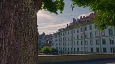 İsviçre, Bern 'in eski ortaçağ şehir merkezi.