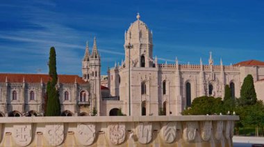 Praco do Imperio 'daki Jeronimos Manastırı, Lizbon, Portekiz.