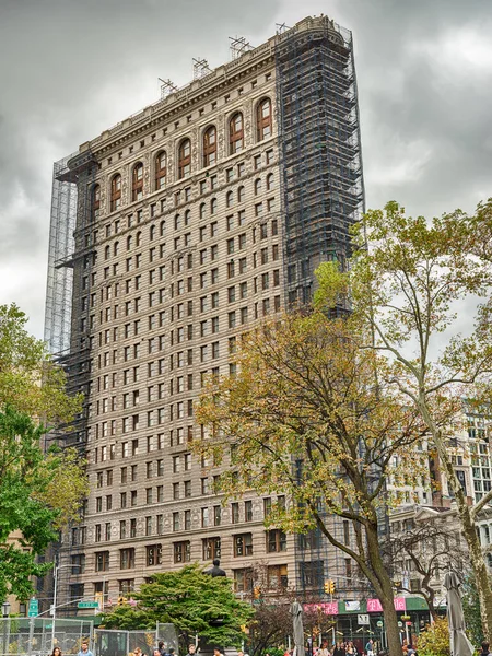 New York Usa November 2022 Constructed 1902 Historic Flatiron Building — Stock Photo, Image