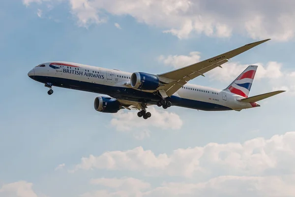 Londýn Velká Británie Června 2023 Osobní Letadlo Boeing 787 Dreamliner — Stock fotografie