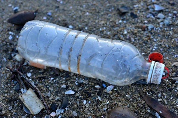 Okyanustaki Plastik Kirliliği Çevre Kavramı — Stok fotoğraf