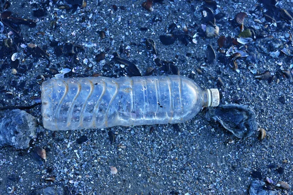 Пластиковые Загрязнения Океане Концепция Окружающей Среды — стоковое фото