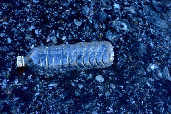 Пластичне Забруднення Океані Концепція Навколишнього Середовища — стокове фото