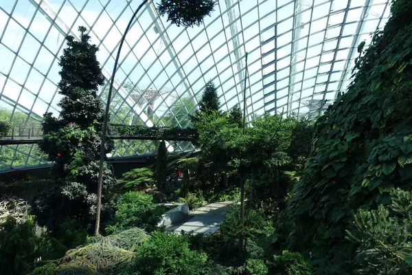 Singapore Μαΐου 2022 Ημερήσια Προβολή Του Bayfront Plaze Στο Garden — Φωτογραφία Αρχείου