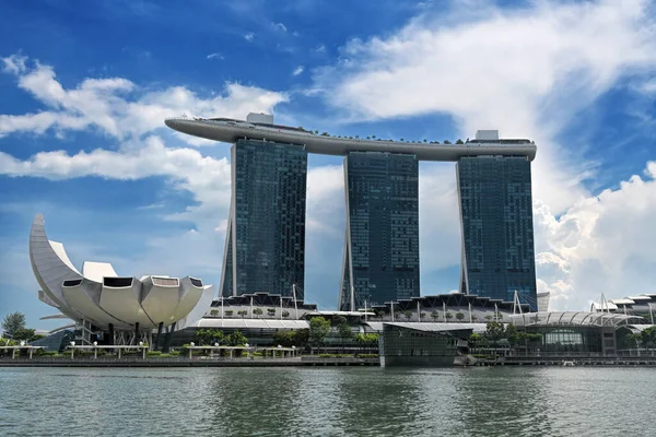 Сингапур Ноября 2022 Года Marina Bay Sands Resort Hotel Сингапуре — стоковое фото