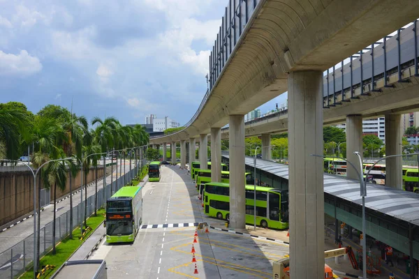 Woodlands Singapur Abril 2022 Vista Día Del Centro Comercial Causeway — Foto de Stock