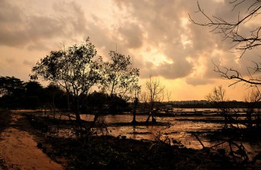 Seletar Fishing Village at Singapore Yishun Dam