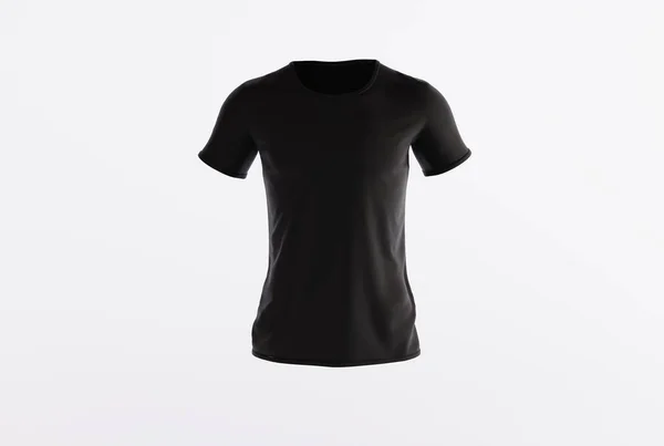 Black Shirt Isolated Bright White Background Concept Sale Shirts Clothing — Stock Photo, Image