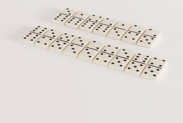 Arka Planda Domino Taşları Domino Oyunu Konsepti Görüntüleme Illüstrasyon — Stok fotoğraf