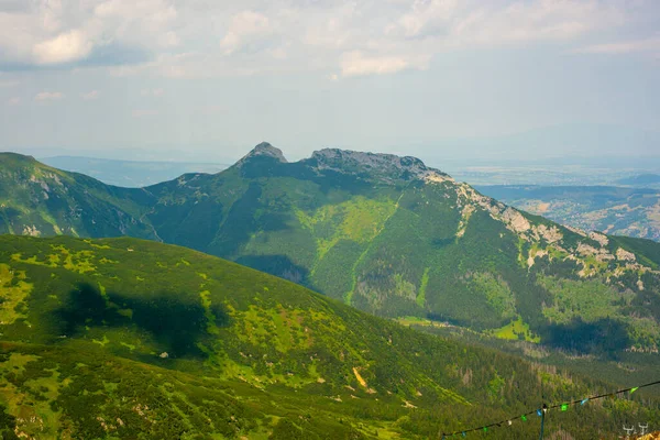 stock image Beautiful view of the Tatra Mountains landscape. View of the mountains from the top. High mountain landscape.