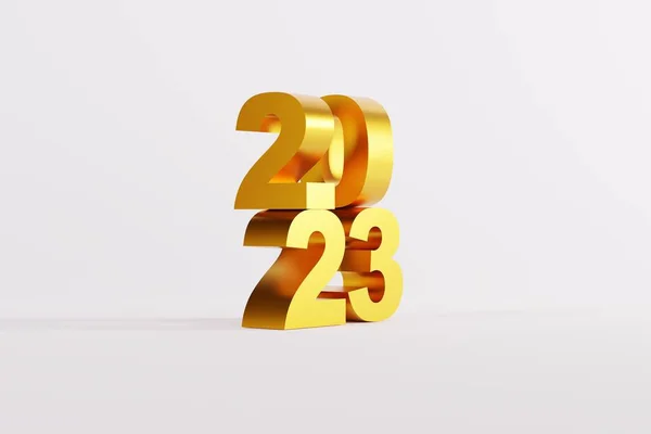 Het Nummer 2023 Het Nieuwe Jaar Nieuwjaar Gelukkig Nieuwjaar Concept — Stockfoto