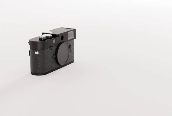 Retro Fotocamera Een Lichte Achtergrond Het Concept Van Foto Maken — Stockfoto