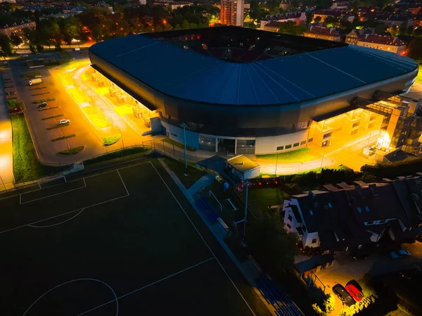 Травня 2022 Року Міський Стадіон Тайчі Нічний Дріб Язок Gks — стокове фото