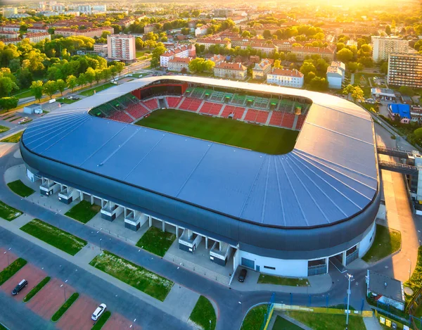 Tychy Mayıs 2022 Tychy Deki Şehir Stadyumu Gks Tychy Bir — Stok fotoğraf