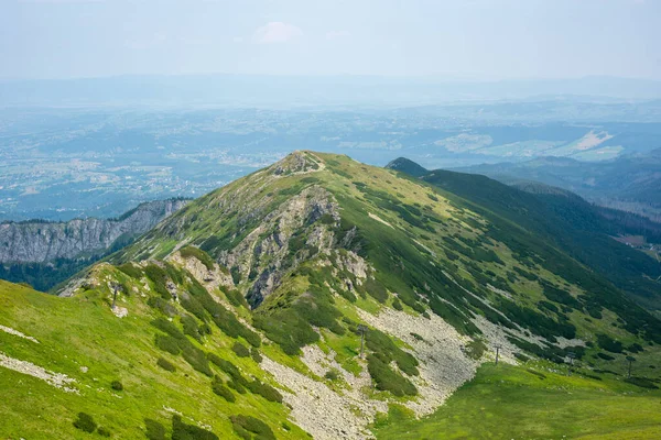 Stock image Beautiful view of the Tatra Mountains landscape. View of the mountains from the top. High mountain landscape.