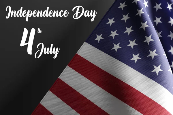 Dzień Niepodległości Usa Lipca Narodowy Dzień Stanów Zjednoczonych Ameryki Flaga — Zdjęcie stockowe