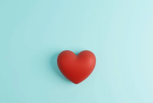Corazón Sobre Fondo Claro Atención Salud Concepto Médico Farmacéutico Cuidado — Foto de Stock