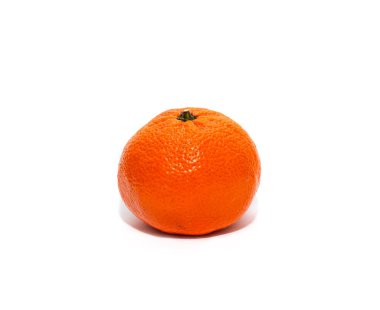 Tangerines on a white isolated background. The concept of eating vegetables and fruits, taking care of your physical condition and diet.