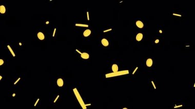 Düşen altın paralar arka plan. Para dokusu arka plan