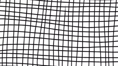 Soyut canlandırma çizgileri dokusu alfa kanallı arkaplan. Izgara desen animasyon tasarımı. Çizgi film çapraz çizgi dokusu