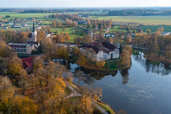 Замок Яунпіль Був Побудований 1301 Році Фортеця Лівонії Латвія Вигляд — стокове фото