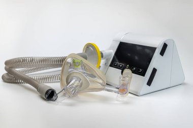 CPAP makine maske ve hortum, uyku apnesi, solunum sistemi, kişiler için veya solunum bozukluğu ile