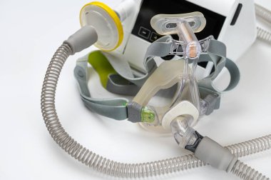 CPAP makine maske ve hortum, uyku apnesi, solunum sistemi, kişiler için veya solunum bozukluğu ile