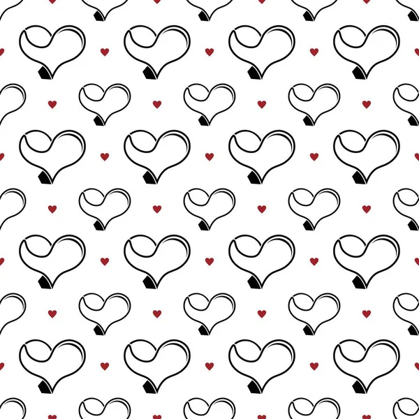 Cowgirl Boot Heart Seamless Vector Pattern — Stock Vector