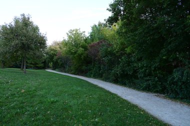 Şehir parkının güzel manzarası