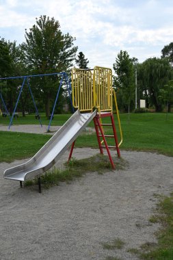 Parktaki güzel oyun parkı