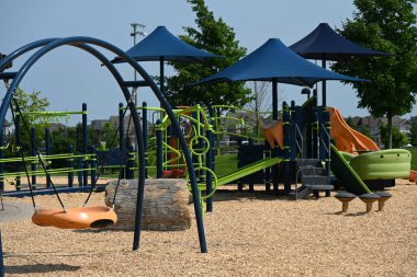 Parktaki güzel oyun parkı